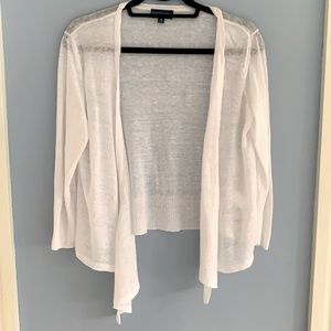 White lightweight cardigan